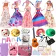 Dress+Travel Goods Miniature Items Daily For Barbie Clothes Accesories BJD Blyth 1/6 1/12 Dollhouse