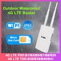 KuWFi Waterproof Outdoor 4G WiFi Router 150Mbps CAT4 LTE Routers 3G/4G SIM Card Router Modem for IP