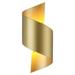 Hemoton 1Pc Creative Light Luxury Wrought Iron Wall Lamp Bedside Wall Lamp Modern Simple Bedroom Wall Lamp Corridor Staircase Lamp Without Battery (Golden)