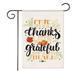 SPXUBZ Thanksgiving Sunflowers Pumpkin Home Maple Leaves Garden Flag 12x18 inch