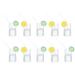 HEMOTON 10Pcs Mini Lemonade Cup Adornments Artificial Lemonade Models Mini House Decorations