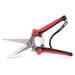 HES Pruning Shear Sharp Blade Serrated Edge Safety Lock Rebound Spring Ergonomic Pointed Head Pruning Scissor Home Supply