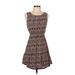 SM Wardrobe Casual Dress: Burgundy Dresses - Women's Size Small