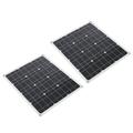 HElectQRIN 80W Monocrystalline Solar Panel With 60A Solar Charge Controller High Efficiency Photovoltaic Panel For RV Boat Solar Charge Controller Solar Panel Charger