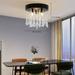 Modern Stainless Steel Pendant Lamp Luxury Design Crystal Chandelier LED Ceiling Light