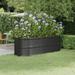 moobody Garden Raised Bed Powder-coated Steel 88.2 x31.5 x26.8 Anthracite