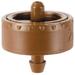 25 Pack .5 GPH Brown Button Dripper Provide The Suggested Flow Rates At Each