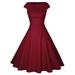 knqrhpse For Women Midi Dresses For Women Dress Sleeve Women s A-Line Swing Party Wedding Elegant Guest Short Women s Dress Womens Dresses Dress L