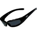 Chicopee Foam Padded Sunglasses (Frame Color: Gloss Black Lens Color: Photochromic Rose/Smoke)