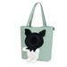 Cat Bag Pet Bag Can Show Cats Out Portable Canvas Bag Cute Pet Bag Walking Cat Portable Pet Bag B