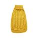 Pet Dog Cat Knitted Jumper Winter Warm Sweater Puppy Coat Jacket Clothes Costume Yellow