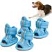 Dog Shoes for Winter 4pcs Sneaker Boots Pink Sandals Blue BootsShoes for Hot Pavement Pet Shoes Sandals for Dogs Puppy Dog Paw Puppy Shoes Blue Summer Sock Summer Boots