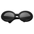 Grey Lens Pet Sunglasses - Oval Funny Lightweight - Windproof Photo Props - Small Cat Small Dog Cosplay Glasses