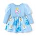 Disney Princess Baby/Toddler Girl Belle Elsa Character Print Puff Sleeve Tutu Dress