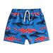 Boys Bathing Suits Size Small Swim Shirt 4t Boys Swimsuits for Boys 2t Toddler Kids Baby Boys Summer Print Shorts Quick Dry 2t Toddler Bathing Suit Boys Boys Swim Suit Size 8 Swim Trunk Boy