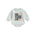 Halloween Baby Girl Outfit Long Sleeve Sweatshirt Romper Infant Sweater Onesie Cute Halloween Baby Clothes