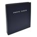 Photo Album for 5x7 Pictures 2-Ring Mini Hard Cover Photo Binder Holds 36 5x7 Photos with Clear Heavyweight Pocket Sleeves by Better Office Products (Navy Blue)