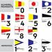 Y H M Number 6 Pennant 5 x 6 Feet Nylon Signal Numeral Flag For Marine Ship Boat Communication Use