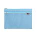 BE-TOOL A4 Mesh Zippered Document Wallets File Storage Folder Oxford Cloth Envelopes Folders Bag for School Office Supplies Blue