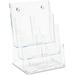 HYYYYH 77401 Literature Holder 6 Leaflet 9-Inch X7-1/2-Inch X13-3/4-Inch Clear