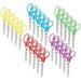 Multi Purpose Scissors 8 Inch Household Shears With Comfort Grip Scissors For Craft Or Office Assorted Colors 30 Pack