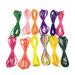 NUOLUX 12pcs Rainbow Finger Rope Fumble Finger Thread Rope Funny Rope Game Toy Puzzle Game Toy Rainbow Finger String for Children Kids Playing