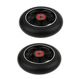 Set of 2pcs 100mm/3.9 Kick Scooter Scooter Wheels with Bearing & Bushings