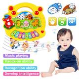 HAOAN Baby Musical Toys Electronic Kids Musical Instruments Keyboard Piano Set Learning Light Up Toy for Toddlers Infant Early Educational Development Music Toys for Babies