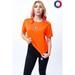 Paris Brand Sports Dry Fit Women s Orange T-shirt Mesh Breathable Fitness Clothes Running Round Neck Slim Fit Short Sleeve