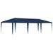 moobody Party Tent Outdoor Gazebo Canopy PE Roof Sunshade Shelter Blue for Backyard Wedding Shows BBQ Camping Festival 29.5ft x 13.1ft x 8.9ft (L x W x H)