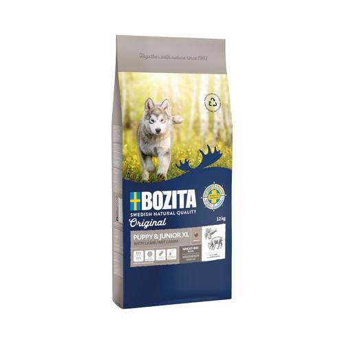 Sparpaket Bozita 2 x Großgebinde Original Puppy & Junior XL mit Lamm - Weizenfrei (2 x 12 kg)