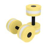 2pc Barbells Exercise Dumbbells Hand Water Dumbbells Eva Dumbbells Floating on Water Circular Buoyancy Dumbbells