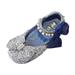 WOXINDA Performance Dance Shoes For Girls Childrens Shoes Pearl Rhinestones Shining Kids Princess Shoes Baby Girls Shoes For Party And Wedding Slides Shoes for Toddlers