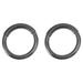 Hemoton 1 Pair ABS Gymnastic Ring Fitness Rings Workouts Ring Home Fitness Ring Pro Gym Ring for Fitness Use (Black)