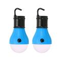 Uxcell Tent Lantern 2 Pack Camping Light LED Camping Lantern 4.72 x 2.05 Blue