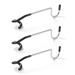 Occkic 1/3/5pcs Light Stand Holder Hooks Stainless Steel Portable Tent Pole Lamp Hanger Hunting Fishing Lantern Hanger Outdoor Camping Tools