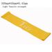 Sports Gym Expander Fitness Equipments Resistance Bands Strength Training Elastic Band Ruber YELLOW LIGHT TENSILE
