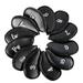 12 Pieces Golf Iron Headcover Golf Club Head Covers Premium PU Leather Waterproof Golf Club Cover Protective Sleeve Golf