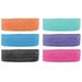 Sweat headband women 6pcs Sweat Absorbent Sports Headbands Yoga Workout Sweatbands for Men Women