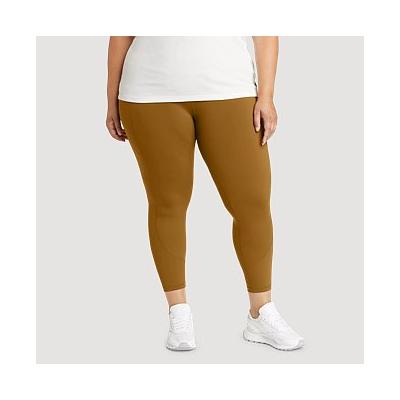 Eddie Bauer Plus Size Women's Guide Trex 7/8-Length Leggings - Antique Bronze - Size 3X