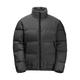 Daunenjacke JACK WOLFSKIN "TEEN DOWN JACKET Y" Gr. 152, schwarz (granite, black) Kinder Jacken Westen