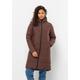 Funktionsmantel JACK WOLFSKIN "DEUTZER COAT W" Gr. XS (34), braun (wild, ginger) Damen Mäntel Sportjacken