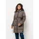 Daunenmantel JACK WOLFSKIN "FROZEN LAKE COAT W" Gr. XXL (48), braun (cold, coffee) Damen Mäntel Daunenmäntel