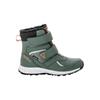 Winterboots JACK WOLFSKIN "WOODLAND WT TEXAPORE HIGH VC K", Kinder, Gr. UK 11,5 - EU 30, Normalschaft, grün (slate, grün), Main Material 100% Polyurethane Second Material 100% Polyamide Lining Sole 100% Rubber/ EVA, Schuhe