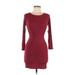 Don't Ask Why Casual Dress: Burgundy Dresses