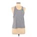 Adidas Active Tank Top: Gray Activewear - Women's Size Medium