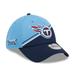 Men's New Era Light Blue/Navy Tennessee Titans 2023 Sideline 39THIRTY Flex Hat