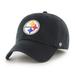 Men's '47 Black Pittsburgh Steelers Franchise Logo Fitted Hat