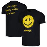 Men's Manhead Merch Black Garbage I'm Only Happy When It Rains Graphic T-Shirt