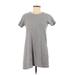 Trafaluc by Zara Casual Dress - A-Line: Gray Marled Dresses - Women's Size Medium
